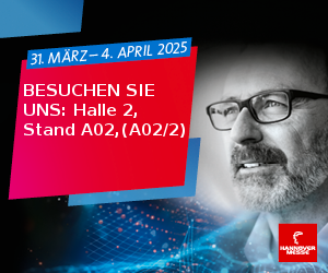 HANNOVER MESSE 2025 Besuchen Sie uns: Halle 2, Stand A02, (A02/2)