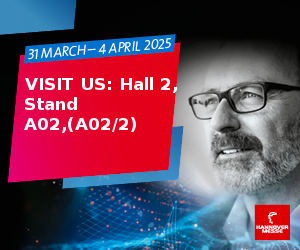 HANNOVER MESSE 2025 Visit us: Halle 2, Stand A02, (A02/2)